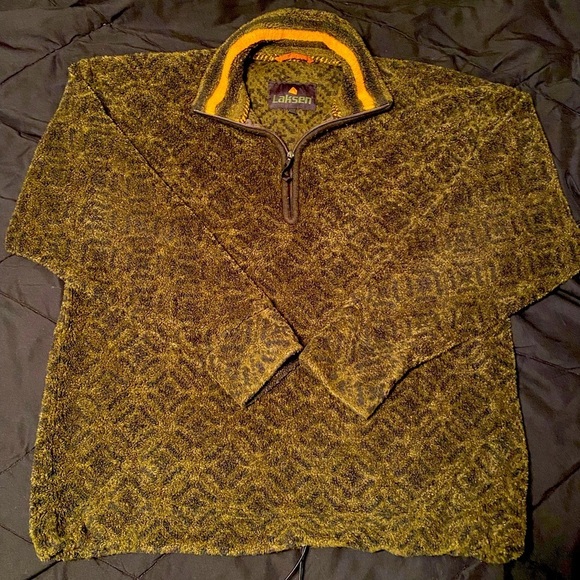 Vintage Laksen Sherpa 1/4 Zip Fleece Pullover​​​ - Picture 1 of 6